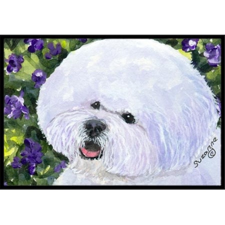 Carolines Treasures Carolines Treasures SS8897MAT Bichon Frise Indoor Outdoor Mat - 18 x 27 in. SS8897MAT